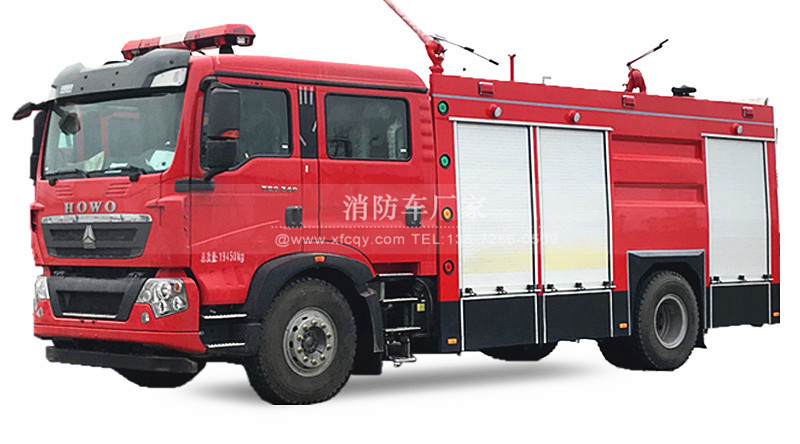 重汽5噸干粉泡沫聯(lián)用消防車圖片