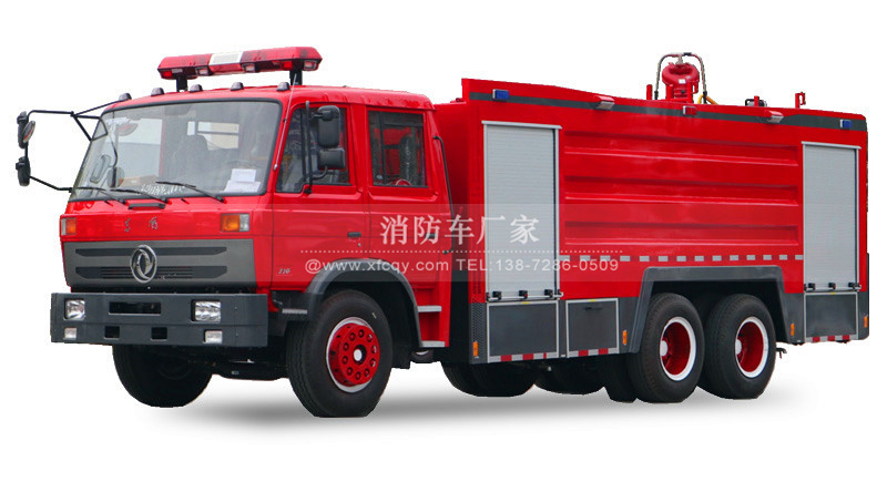 東風后雙橋泡沫干粉聯(lián)用消防車圖片